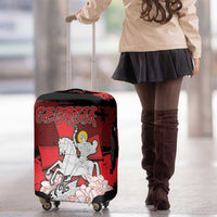 Georgia Luggage Cover Patron Saint Symbol - Wonder Print Shop