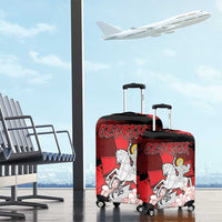 Georgia Luggage Cover Patron Saint Symbol - Wonder Print Shop