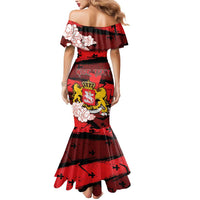 Personalized Georgia Mermaid Dress Patron Saint Symbol - Wonder Print Shop