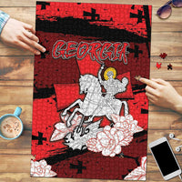 Georgia Puzzle Patron Saint Symbol - Wonder Print Shop