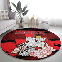 Georgia Round Carpet Patron Saint Symbol - Wonder Print Shop