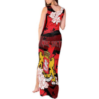 Personalized Georgia Tank Maxi Dress Patron Saint Symbol - Wonder Print Shop