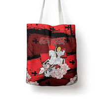 Georgia Tote Bag Patron Saint Symbol - Wonder Print Shop