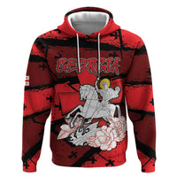 Personalized Georgia Zip Hoodie Patron Saint Symbol - Wonder Print Shop