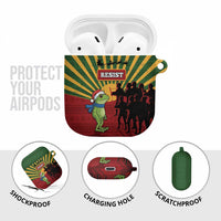 Merry Resistmas AirPods Case Resist Portland Frog - Wonder Print Shop
