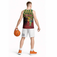 Merry Resistmas Basketball Jersey Resist Portland Frog - Wonder Print Shop