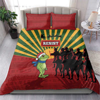 Merry Resistmas Bedding Set Resist Portland Frog - Wonder Print Shop