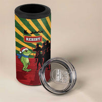 Merry Resistmas 4 in 1 Can Cooler Tumbler Resist Portland Frog - Wonder Print Shop