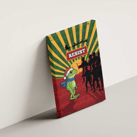Merry Resistmas Canvas Wall Art Resist Portland Frog - Wonder Print Shop