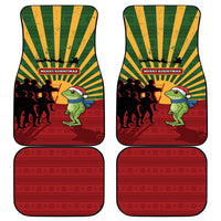 Merry Resistmas Car Mats Resist Portland Frog - Wonder Print Shop