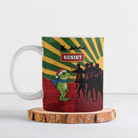 Merry Resistmas Ceramic Mug Resist Portland Frog - Wonder Print Shop