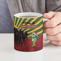 Merry Resistmas Ceramic Mug Resist Portland Frog - Wonder Print Shop