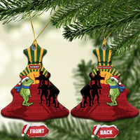 Merry Resistmas Ceramic Ornament Resist Portland Frog - Wonder Print Shop