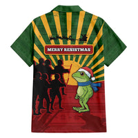 Merry Resistmas Family Matching Short Sleeve Bodycon Dress and Hawaiian Shirt Resist Portland Frog - Wonder Print Shop