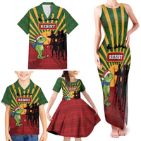 Merry Resistmas Family Matching Tank Maxi Dress and Hawaiian Shirt Resist Portland Frog - Wonder Print Shop
