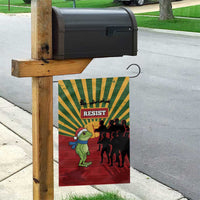 Merry Resistmas Garden Flag Resist Portland Frog - Wonder Print Shop