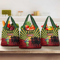 Merry Resistmas Grocery Bag Resist Portland Frog - Wonder Print Shop