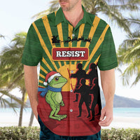 Merry Resistmas Hawaiian Shirt Resist Portland Frog - Wonder Print Shop