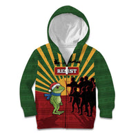 Merry Resistmas Kid Hoodie Resist Portland Frog - Wonder Print Shop