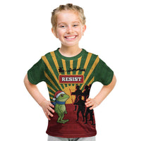 Merry Resistmas Kid T Shirt Resist Portland Frog - Wonder Print Shop
