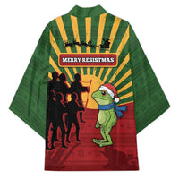 Merry Resistmas Kimono Resist Portland Frog - Wonder Print Shop