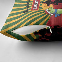 Merry Resistmas Pillow Cover Resist Portland Frog - Wonder Print Shop