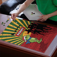 Merry Resistmas Puzzle Resist Portland Frog - Wonder Print Shop