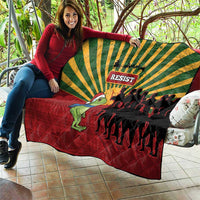 Merry Resistmas Quilt Resist Portland Frog - Wonder Print Shop