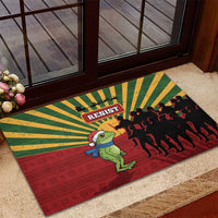 Merry Resistmas Rubber Doormat Resist Portland Frog - Wonder Print Shop