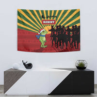 Merry Resistmas Tapestry Resist Portland Frog - Wonder Print Shop