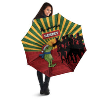 Merry Resistmas Umbrella Resist Portland Frog - Wonder Print Shop
