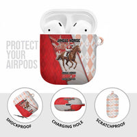 Horse Racing Christmas AirPods Case Giddy Up Pick Up Your Feet - Wonder Print Shop