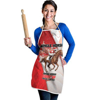 Horse Racing Christmas Apron Giddy Up Pick Up Your Feet - Wonder Print Shop