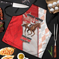 Horse Racing Christmas Apron Giddy Up Pick Up Your Feet - Wonder Print Shop