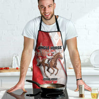 Horse Racing Christmas Apron Giddy Up Pick Up Your Feet - Wonder Print Shop