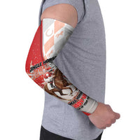 Horse Racing Christmas Arm Sleeves Giddy Up Pick Up Your Feet - Wonder Print Shop