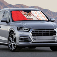 Horse Racing Christmas Auto Sun Shade Giddy Up Pick Up Your Feet - Wonder Print Shop