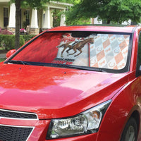 Horse Racing Christmas Auto Sun Shade Giddy Up Pick Up Your Feet - Wonder Print Shop
