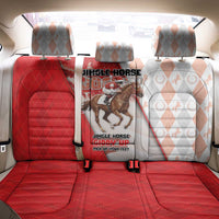 Horse Racing Christmas Back Car Seat Cover Giddy Up Pick Up Your Feet - Wonder Print Shop