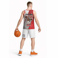 Horse Racing Christmas Basketball Jersey Giddy Up Pick Up Your Feet - Wonder Print Shop
