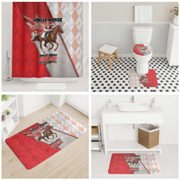 Horse Racing Christmas Bathroom Set Giddy Up Pick Up Your Feet - Wonder Print Shop