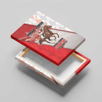 Horse Racing Christmas Canvas Wall Art Giddy Up Pick Up Your Feet - Wonder Print Shop