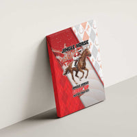 Horse Racing Christmas Canvas Wall Art Giddy Up Pick Up Your Feet - Wonder Print Shop