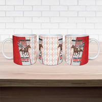 Horse Racing Christmas Ceramic Mug Giddy Up Pick Up Your Feet - Wonder Print Shop