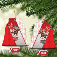 Horse Racing Christmas Ceramic Ornament Giddy Up Pick Up Your Feet - Wonder Print Shop