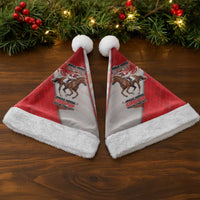 Horse Racing Christmas Santa Hat Giddy Up Pick Up Your Feet - Wonder Print Shop