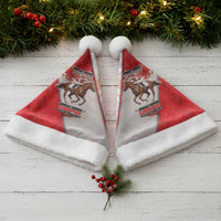 Horse Racing Christmas Santa Hat Giddy Up Pick Up Your Feet - Wonder Print Shop