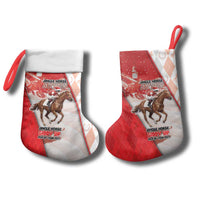 Horse Racing Christmas Stocking Giddy Up Pick Up Your Feet - Wonder Print Shop