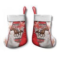 Horse Racing Christmas Stocking Giddy Up Pick Up Your Feet - Wonder Print Shop