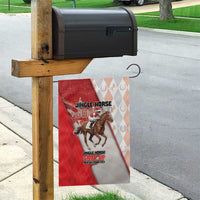 Horse Racing Christmas Garden Flag Giddy Up Pick Up Your Feet - Wonder Print Shop